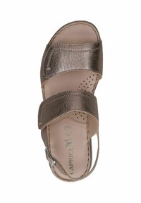 Caprice Kiilakorkosandaali - taupe metallic