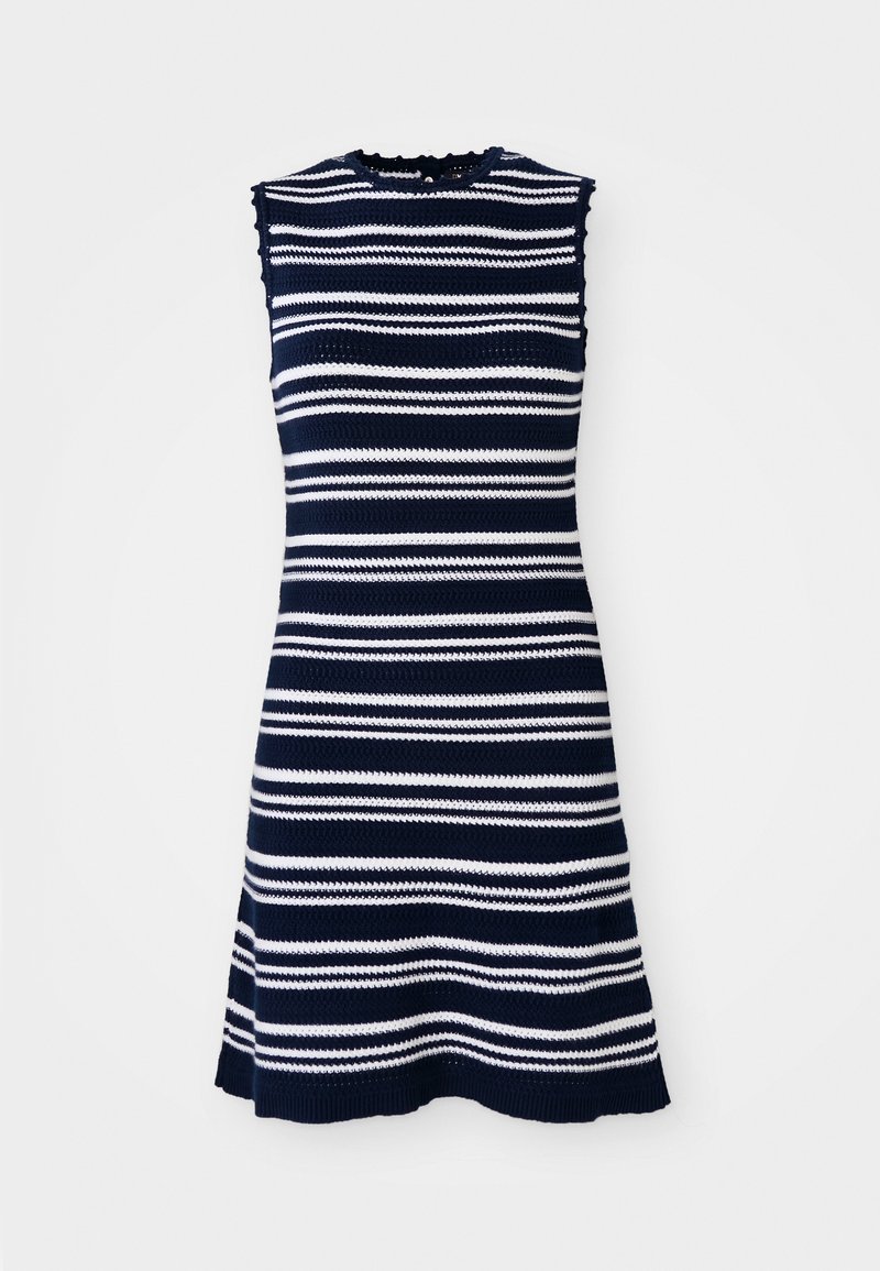 Maje Gebreide jurk blauw