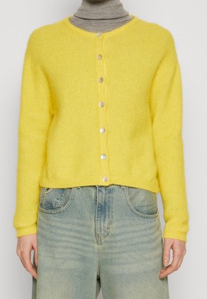 Strickjacke - yellow
