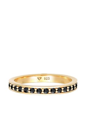 CLASSIC SPARKLING - MIT KRISTALLEN VON SWAROVSKI® - Prsteň - schwarz