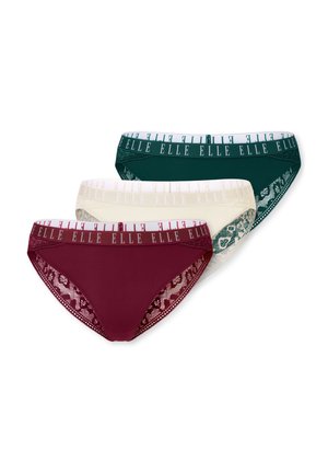 3-PACK - Briefs - dunkelgrün/beige/dunkelrot