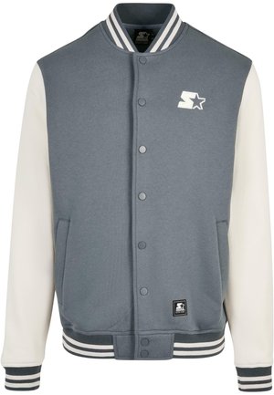 Starter COLLEGE - Sweatjacke - heavymetal palewhite