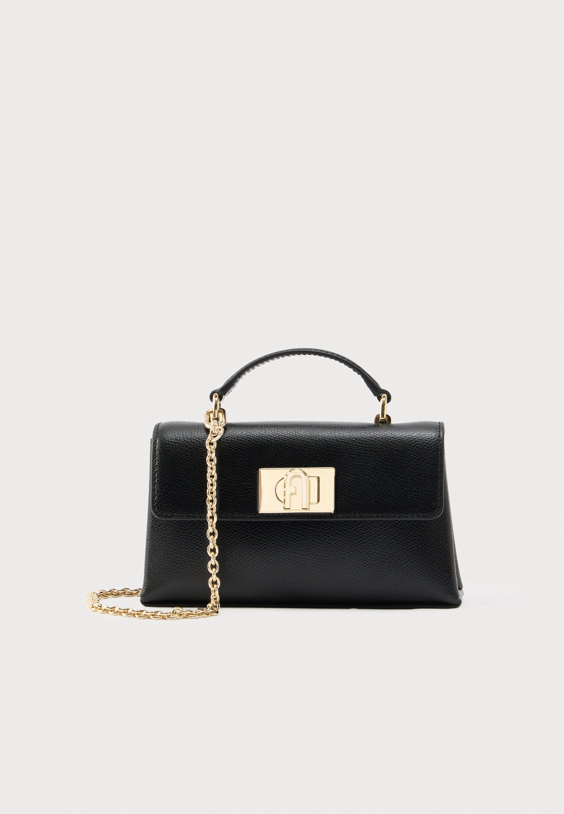 Furla MINI CROSSBODY TOP HANDLE - Geantă de mână - nero/negru