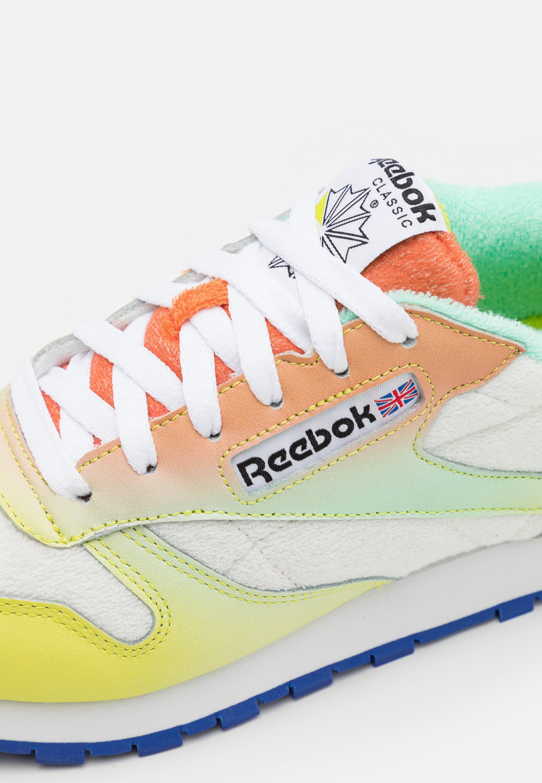 reebok colourful trainers