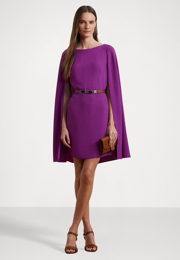 CAPE GEORGETTE COCKTAIL DRESS - Cocktail dress / Party dress - purple dawn2