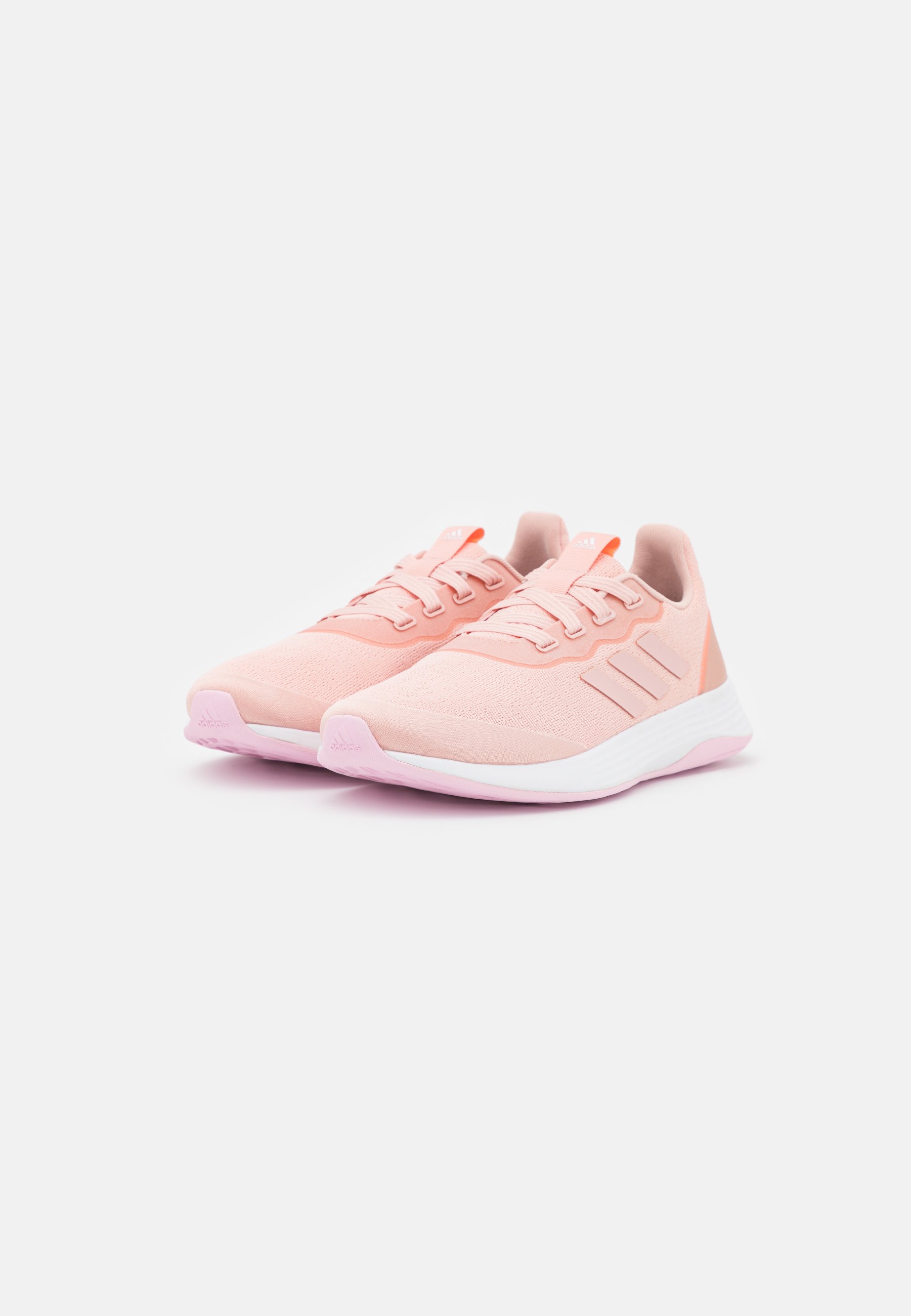 adidas Performance QT RACER SPORT - Neutral running shoes - vapour  pink/screaming orange/pink - Zalando.co.uk