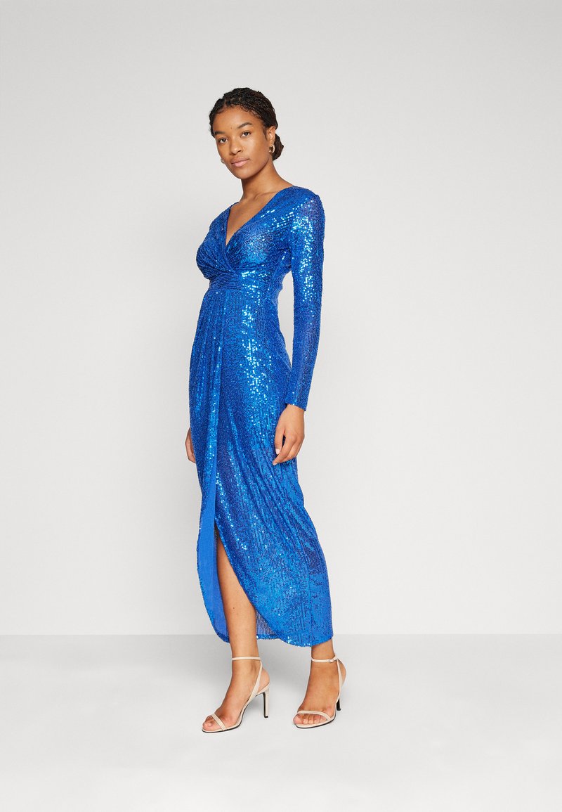 princess polly baby blue dress Blue Sequin Bodycon Dresses main image 1