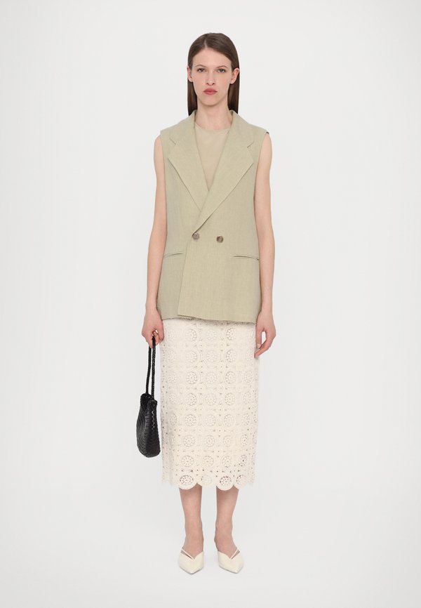 DRAMMA - Waistcoat - salvia2