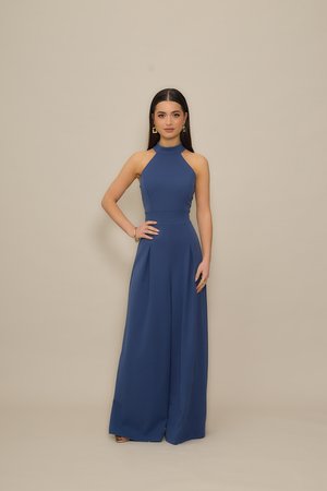 LEILA - Overal - indigo blue