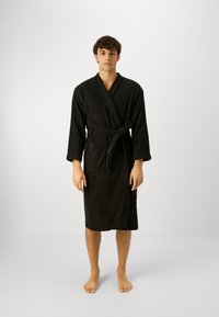 Jack & Jones JACSOLID BATHROBE - Peignoir - black