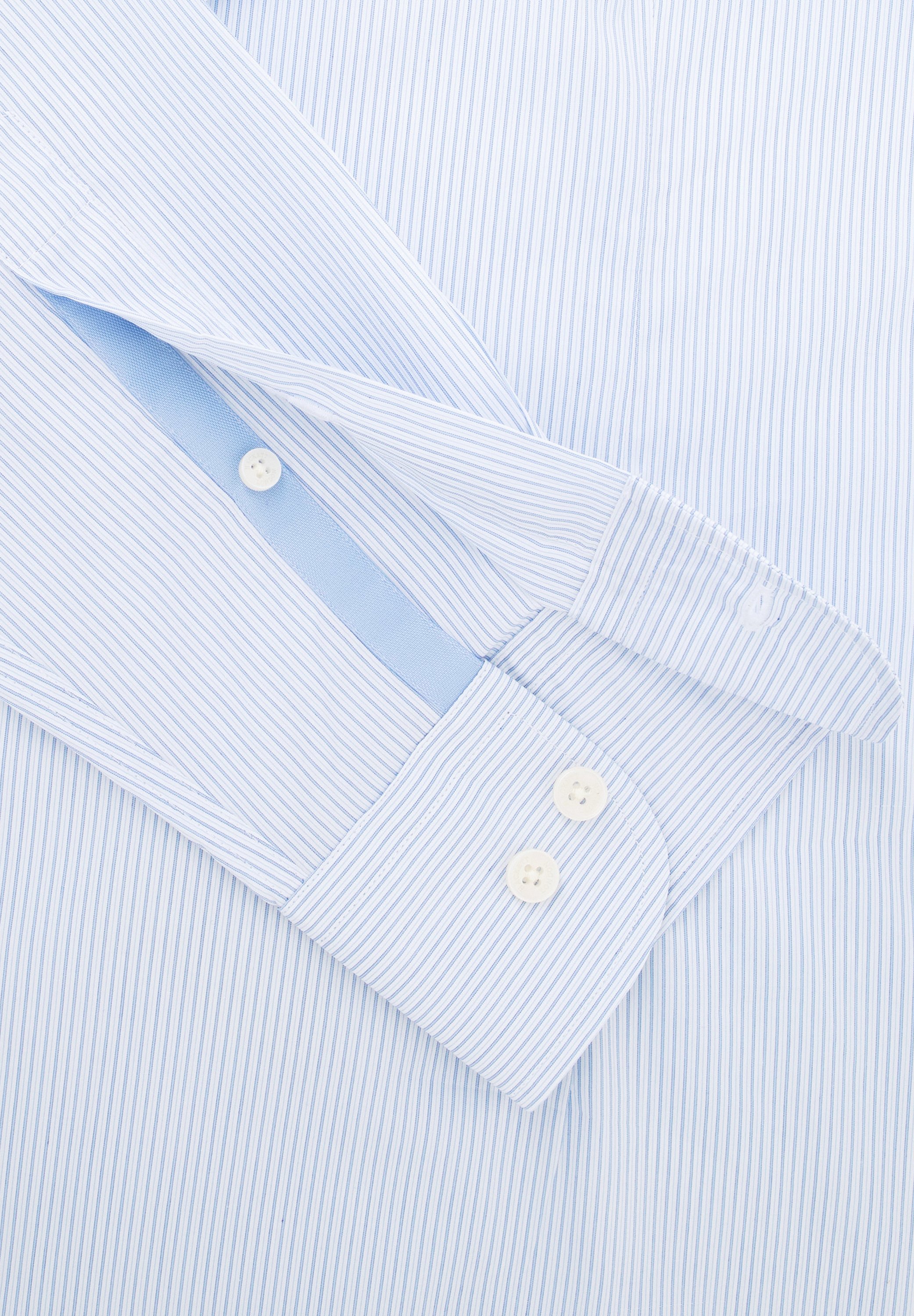 Hackett London Herren Businesshemd – Pinpoint Baumwolle, Klassischer Schnitt, Doppelte Manschette