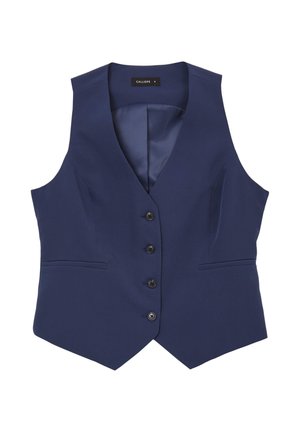 CON BOTTONI  - Waistcoat - blu