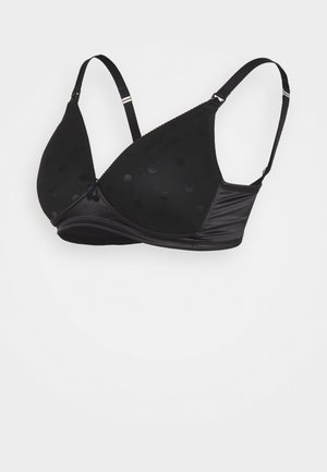 Cake Maternity MOUSSE PADDED PLUNGE NON WIRE NURSING BRA - Σουτιέν με μπανέλα - black