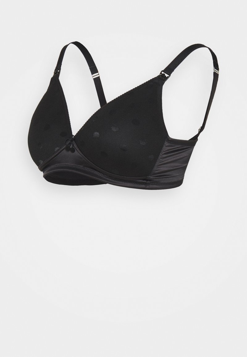 Cake Maternity MOUSSE PADDED PLUNGE NON WIRE NURSING BRA - Σουτιέν με μπανέλα - black