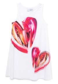 Desigual LETICIA - Abito in maglia - white