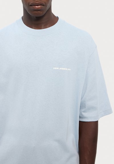 Holzweiler RANGER FLOWER TEE - Tričko s potlačou - blue