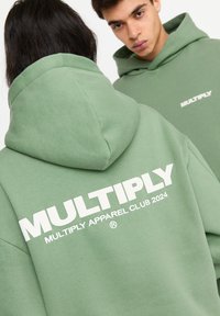 Multiply Apparel MULTIPLY - Jersey con capucha - hedge green