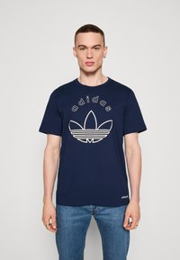 adidas Originals GRAPHIC - T-shirt con stampa - night indigo