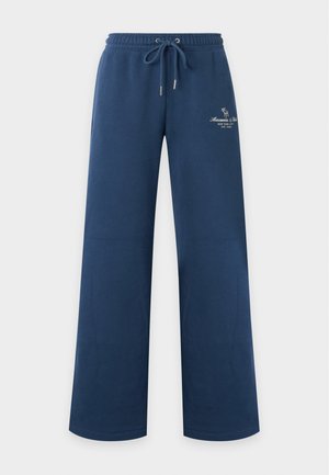 Abercrombie & Fitch, EMEA SUNDAY WIDE LEG GRAPHIC - Pantalon de survêtement - dark blue