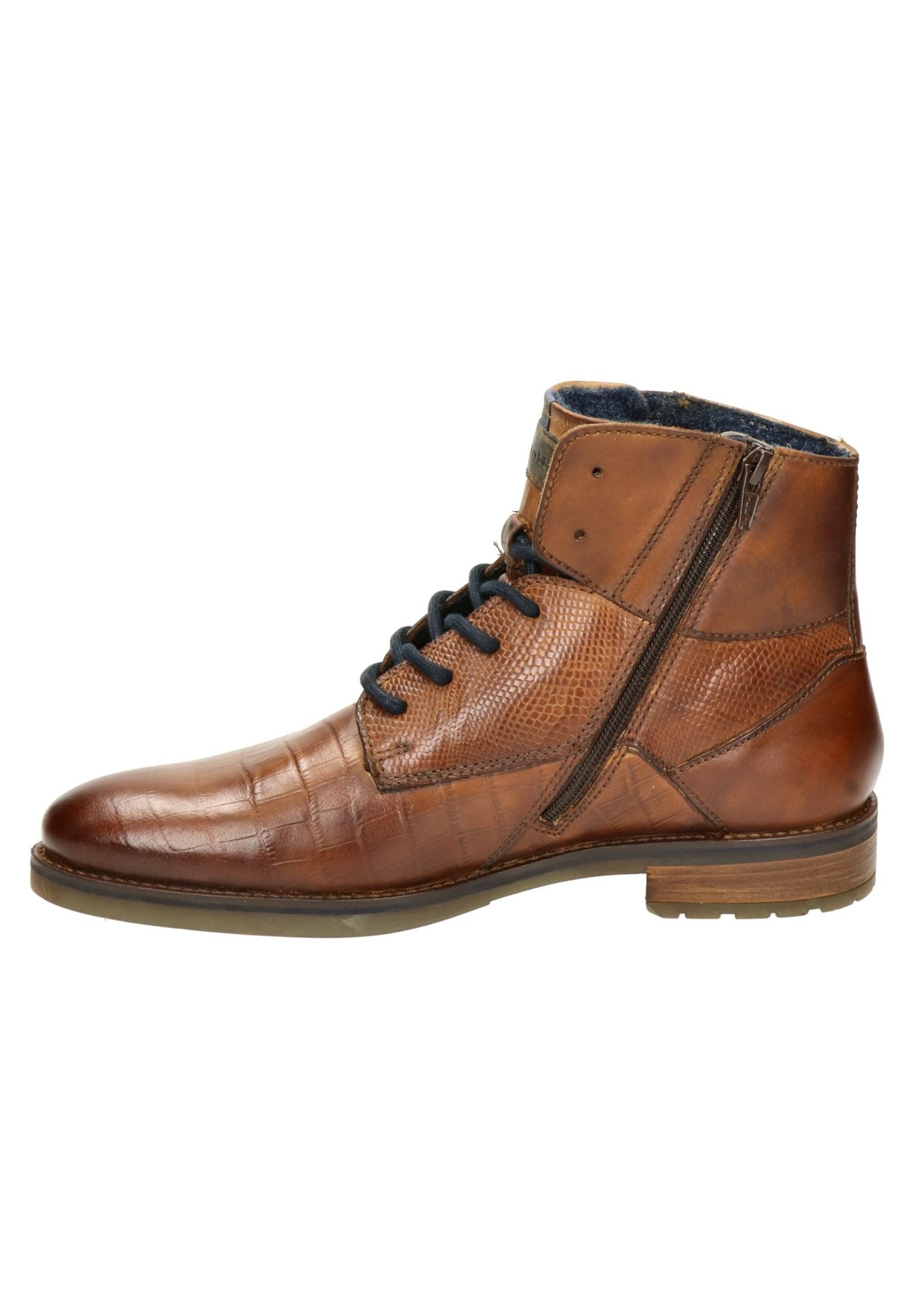 Bugatti HEREN - Veterboots - cognac/Cognac - Zalando.nl