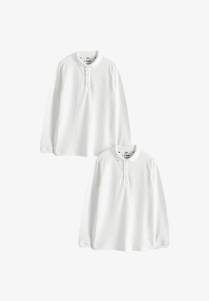 2 PACK - Polo marškinėliai - white