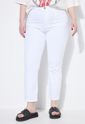 TWILL MOM - Jeans slim fit - off white