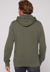 Camp David MIT 3D-STICKEREIEN - Hoodie - medium khaki
