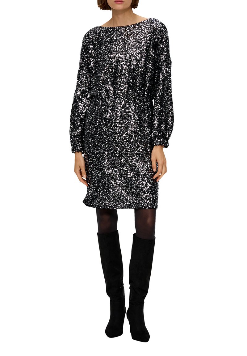 s.Oliver BLACK LABEL ELEGANTES - Cocktail dress / Party dress - schwarz/ black - Zalando
