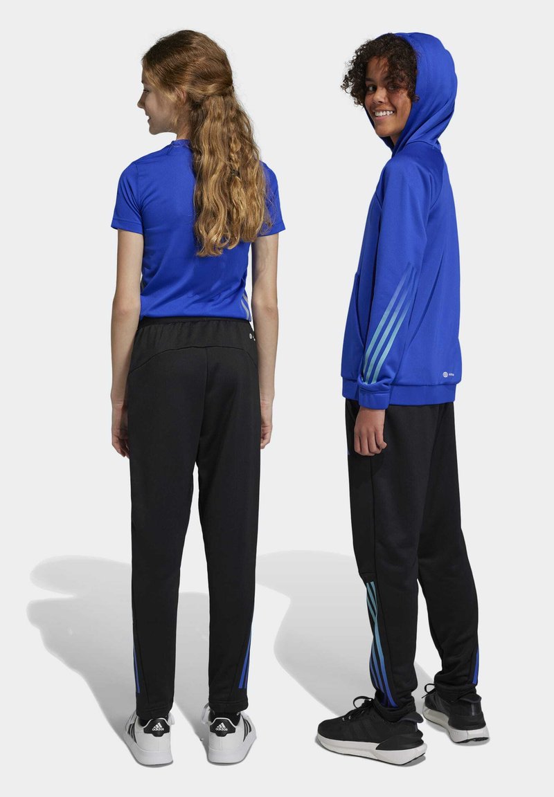 adidas tracksuit bottoms blue stripe