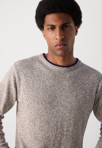 Scotch & Soda REGULAR FIT CREW NECK - Jumper - plaza taupe melange