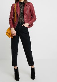 YAS Leren jas - red