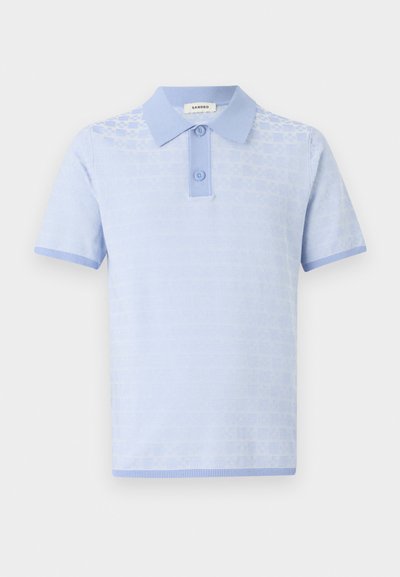 sandro CROSS  - Bluză polo - ciel