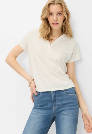 BRAX STYLE CAELEN S - T-Shirt basic - soft ecru
