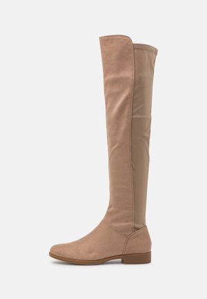 Over-the-knee boots - beige