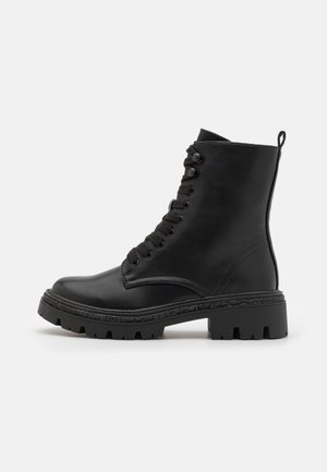 Anna Field Bottines à lacets - black