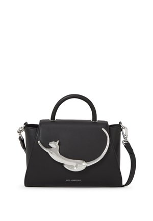 IKON CHOUP METAL TOP HANDLE - Handbag - black