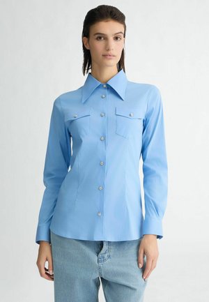 WITH BUTTONS - Hemdbluse - blue