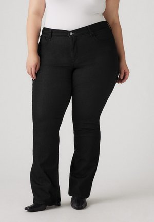 315™ SHAPING BOOTCUT - Bootcut jeans - soft black
