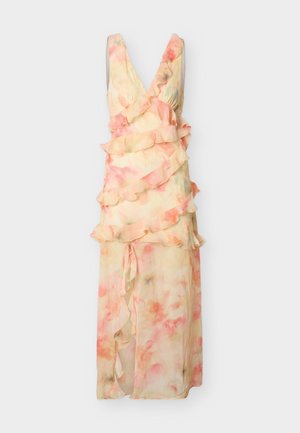 Gina Tricot, FRILL DRESS - Μάξι φόρεμα - apricot
