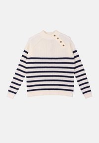 Džemperis - ecru/navy