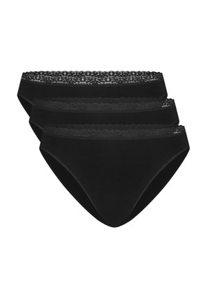 Bamboo Basics LUCY 3 PACK - Trusser - black