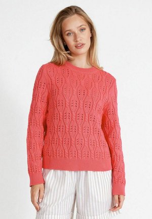 Holebrook FILIPPA CREW - Striktrøje - coral pink