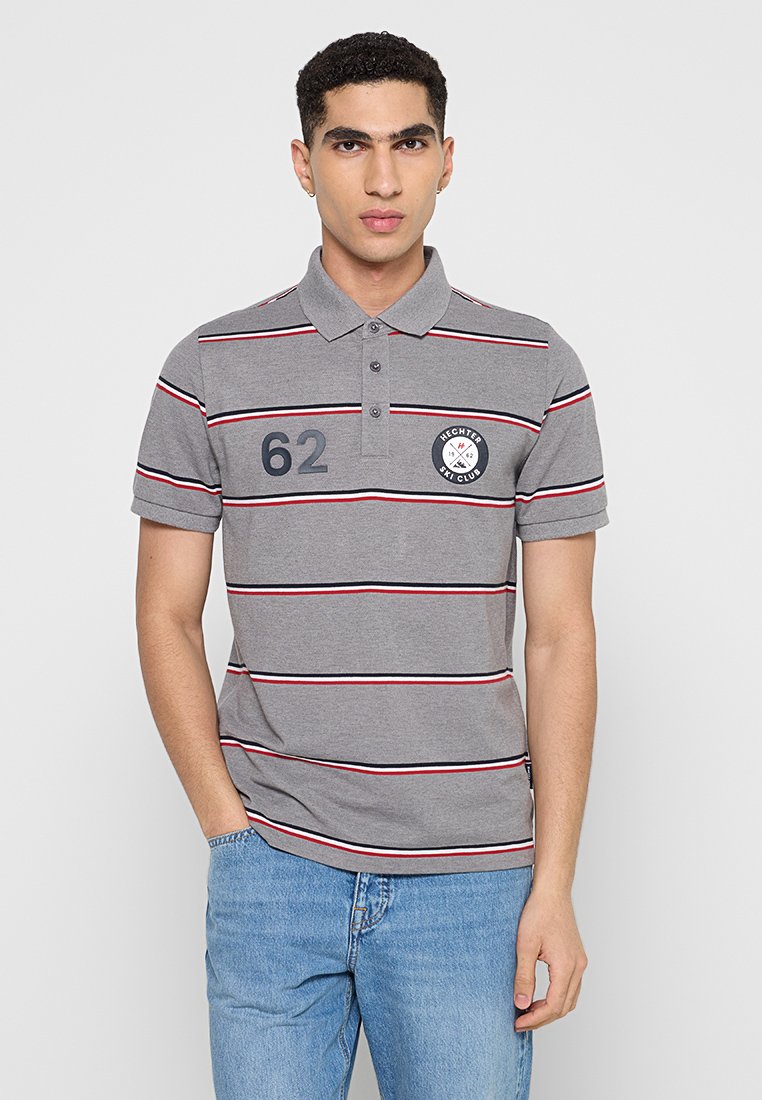 Hechter Paris Poloshirt grijs