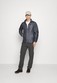 Norrøna TROLLVEGGEN SUPERLIGHT JACKET - Casaco de penas - cool black