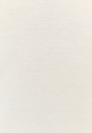 Tessuto beige chiaro con una superficie liscia e leggermente texturizzata, che presenta un colore uniforme senza motivi o accenti visibili.