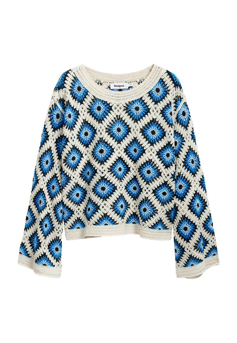 Pull Desigual Multicolore - Taille M - Occasion Très Bon état - Style Unique Et Coloré