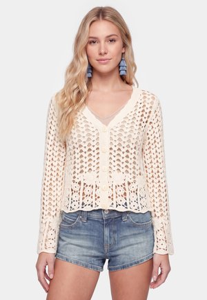 IZIA, IZIA CARDIGAN - Strickjacke - apricot