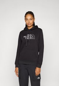 The North Face DREW PEAK LIGHT HOODIE - Felpa con cappuccio - black/white