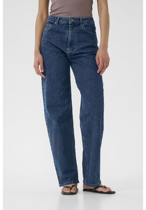Jeans straight leg - dark-blue denim