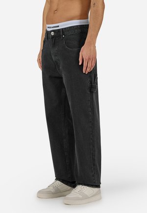 Pegador DRATO - Platūs džinsai - washed black